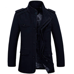 Men's Casual Large Size Cotton Windbreaker