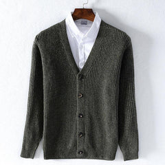2022 Men's Autumn And Winter V-Neck Solid Color Sweater [ 5 Colors]