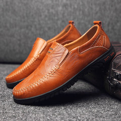 2024 New Men’s Casual Fashion Leather Shoes