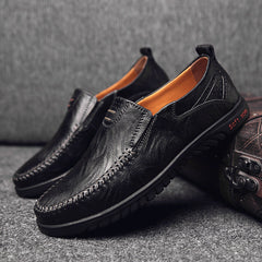 2024 New Men’s Casual Fashion Leather Shoes