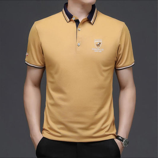 2022 Men's New Fashion Embroidered Polo Shirt