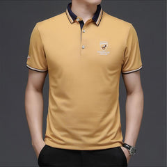 2022 Men's New Fashion Embroidered Polo Shirt