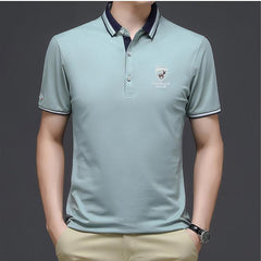 2022 Men's New Fashion Embroidered Polo Shirt