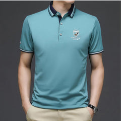 2022 Men's New Fashion Embroidered Polo Shirt