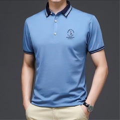 2022 Men's New Fashion Embroidered Polo Shirt
