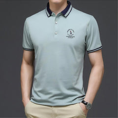 2022 Men's New Fashion Embroidered Polo Shirt