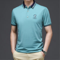 2022 Men's New Fashion Embroidered Polo Shirt
