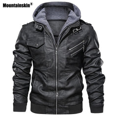 2022 New Men's Warm Leather Jacket