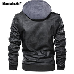2022 New Men's Warm Leather Jacket