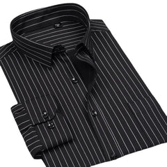 Men's New Striped Comfort Long Sleeve Shirt