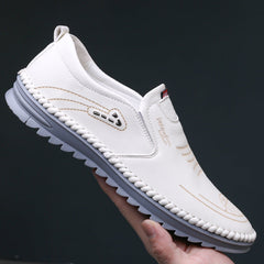 Trendy new soft-soled versatile casual leather shoes
