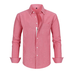 Men's Business Anti-wrinkle Zipper Shirt
