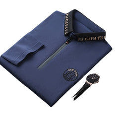 2022 Embroidered Business Lapel POLO Shirt