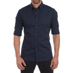 Men's Business Anti-wrinkle Zipper Shirt