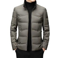 White duck down stand collar light antibacterial down jacket