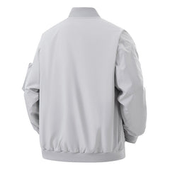2025 New Men's Fashion Casual Loose Zipper Jacket