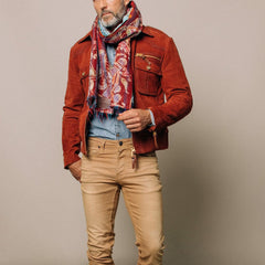 Men's Vintage Western Denim Jacket