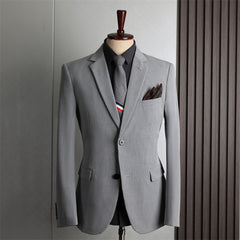 Men's Plus Size Casual Business Formal Wear Fashionable Slim Fit Dress Blazer