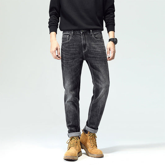 Men's Retro Straight Fit Jeans