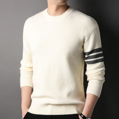 New Men's Round Neck Pullover Sweater