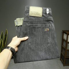 Men's New Elastic Trendy Slim Jeans