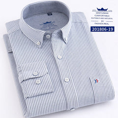Business casual check shirt
