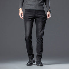2024 New High-end Men's Straight Slim Stretch Casual Jeans