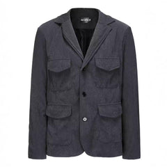 New Men's Corduroy Multi-Pocket Trendy Jacket