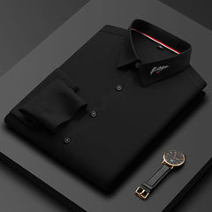 Men's Embroidered Business Casual Non-iron Shirt