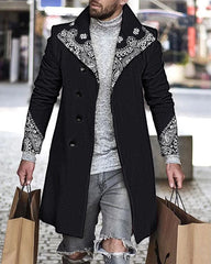 2022 New Arrival Men's Plaid Wool Coat