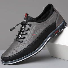 Men's Casual Large Size Fashionable Slip-on Flat Heel Work Shoes