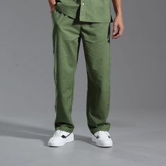 2024 Cotton and Linen Loose Straight Large Size Casual Trousers