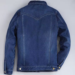 Men's Winter Fleece Denim Jacket
