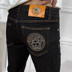 Men's High-end Casual Stretch Straight Jeans
