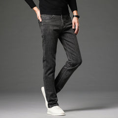 Straight fit loose slim casual trendy jeans