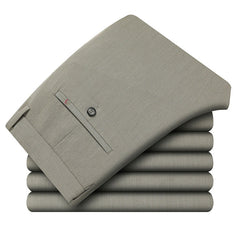 Summer Thin Casual Straight Elastic Breathable Trousers