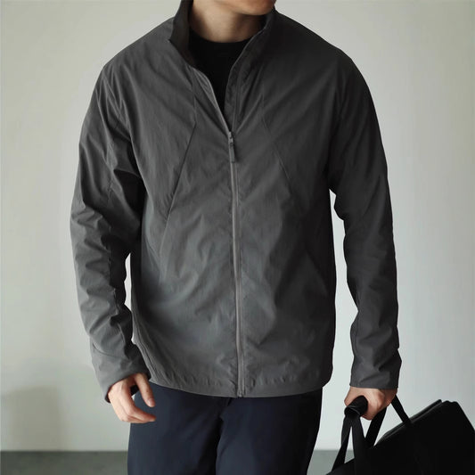 Men's Thin Stand Collar Business Jacket