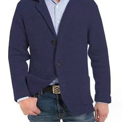 Men's Stylish Casual Stand Collar Knitted Jacket