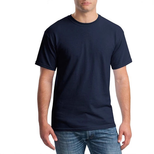 Men's Summer Solid Color Versatile Stretch Casual T-shirt