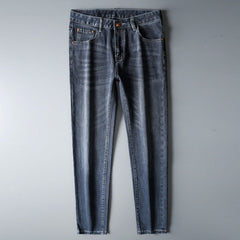 Men's Stretch Slim Printed Jeans