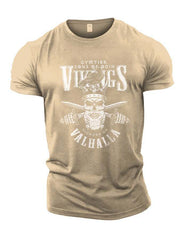 Men's Summer Pure Cotton Breathable Sports Casual T-shirt