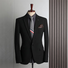 Men's Plus Size Casual Business Formal Wear Fashionable Slim Fit Dress Blazer