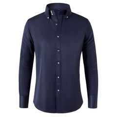 New Business Casual Crystal Button Shirt