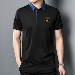 Casual Men's Solid Color POLO Shirt