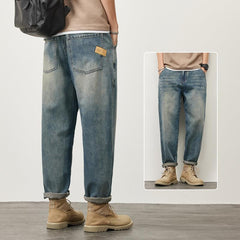 Men's Retro Loose Straight Casual Jeans