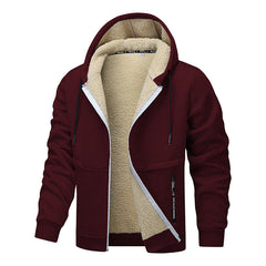 Men's New Casual Lambskin Thickened Jacket
