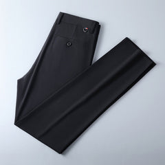 Mulberry silk high-end casual non-iron straight trousers