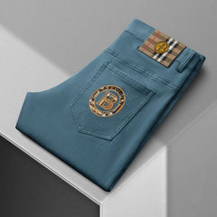 Men's Fashionable Cotton Embroidered All-match Jeans