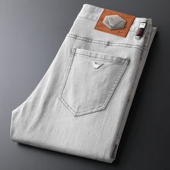 2023 New High-end Men's Straight-leg All-match Jeans