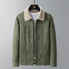 Men's Suede Thick Warm Casual Jacket
